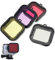 Kit de filtre UV coloré en ABS pour GoPro Hero 4 3+