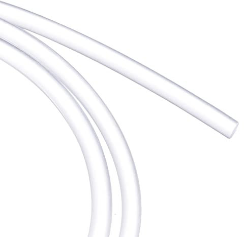 QUARKZMAN Fibre Ottica PMMA Lato Brillio Fibre Illuminatore Luce Ottica Cavo Brillio con 5mm LED Luce Guida Fonte per Fai-da-Te Custodia KTV, [Trasparente, 1M]