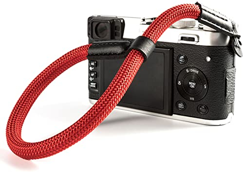Kamera-Handschlaufe, Rundes Seil, Einzelner DSLR-Gurt, Handseil (Rot)