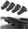JNNJ 4 Stück Auto Heckstoßstange Spoiler, Auto Heckstoßstange Spoiler Diffusor, Haifischflosse Schützen Abdeckung Anti-Crash Stoßstange Chassis Dekoration(Kohlefaser)