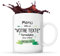 Planetee Tasse personnalisable Merci inoubliable homme : Mug Café ou Thé Drôle et Original | Idée Cadeau Personnalisée