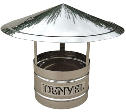 Rain cover, chimney, chimney cover, stainless steel chimney, flue pipe, chimney attachment, chimney attachment, chimney hood, chimney hat, ventilation hat, venting, ventilation, ventilation (160 mm)