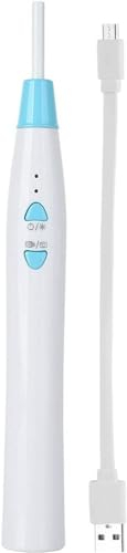 Herramienta de eliminación de cerumen, eliminación de cerumen, limpiador de oídos inalámbrico con luz LED, cámara de oído y otoscopio de oído, endoscopio de limpieza de oídos for niños y adultos