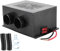 Scaldabagno Portatile Universale per Auto Scaldabagno a Riscaldamento Rapido 12V 600W 2 Fori Interruttore Doppio Ingranaggio Inverno Rimozione del Gelo Senza Rumore