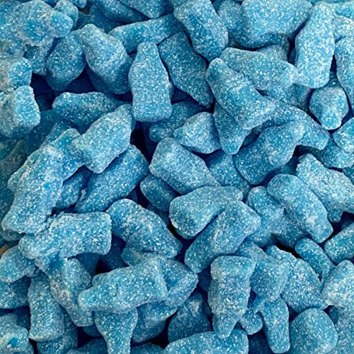 Vegan Fizzy Blue Bottles 200g Treat Bag by The Gourmet Sweet Company