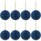 KI Store 8cm Papier blau Weihnachtskugeln Papierkugeln christbaumkugeln Ostern Feier Party Deko Geburtstag Kinder fur Weihnachtsbaumschmuck,Christbaumschmuck Osterdeko Babyparty