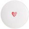 Villeroy & Boch – With Love Frühstücks-/ Dessertteller Sending Love Weiß, Spülmaschinenfest, Mikrowellensicher, Teller Herz, Geschirr Keramik, Herzmotiv, Geschenk, Premium Porzellan