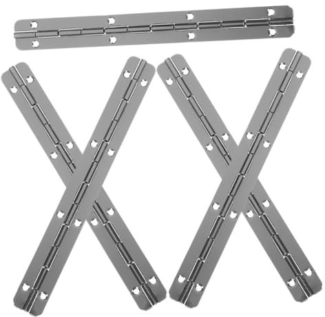 Gatuida 5pcs Piano Hinges Metal Hinges for Heavy Duty Cabinet Piano for Crafts