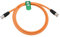 HangTon 12G 4K Raw SDI Koaxial Video Kabel BNC auf BNC Canare LV-61S 75 Ohm für Sony FX9 Kamera Atomos Ninja V Monitor Hollyland Teradek Flexibel geschirmt 3M Orange