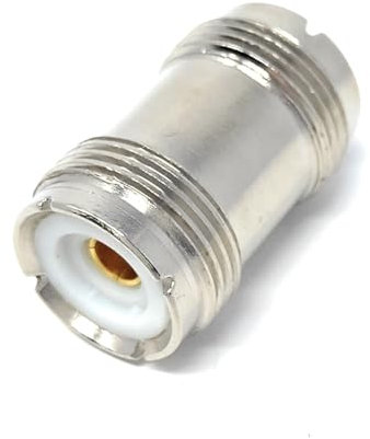 DRUT 1pcs. UHF PL-259 Female to UHF PL-259 Female Coaxial Adaptor Connector, Coupler Joiner, Gender Changer for CB Ham Radio Antenna