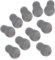 Anneome 10st Gehörschutzstöpsel Stethoskop-ohrstöpsel Kleine Ersatz-ohrhörer Stethoskop-ersatzohrstöpsel Austauschbare Universal-ohrhörer Stethoskop Ohrstöpsel Pvc Grey