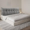 OHMG 180CM Weiches Keilkissen Bett Großes Rückenkissen,bequem und stützend, Lesekissen Wandkissen Lendenkissen für Couch und Betten,Stützkissen,Nackenkissen mit abnehmbarem Bezug