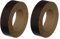 Brinox B77950W - Canto embellecedor preencolado, color madera wengué (Paquete de 2)
