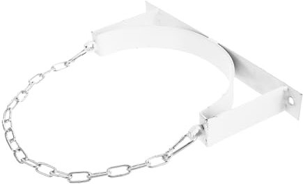 TIDTALEO Support Mural Robuste Pour Bouteille De Propane En Acier Chaîne De Fixation, Support Pour Bouteilles De Gaz Oxygène Et Soudage, Installation Murale Sécurisée Pour Usage Industriel Et Camping