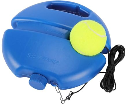 Pjeghbvop Tragbarer Tennistrainer mit Saitenball, Trainingsausrüstung | Mit Saitenball, Selbstübung, Tennis Übungsgeräten für Erwachsene,, Anfänger Sportübungen