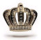 3D Queen Krone Metall Aufkleber Emblem Strass Auto Sticker KFZ Royal Gold Crown