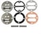 Air Compressor Valve Plate Set 42mm Metal Cylinder Head Gasket Replacement Kit for Oil-Free and Oil Machine Pumps 8-Piece Spare Parts Accessory
