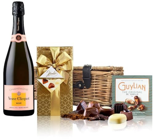 Veuve Clicquot Rose Champagne and Chocolates Hamper 75cl 12.5% abv