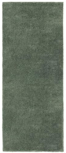 RugVista Comfy Kinderteppich, 80 x 200 cm, Grün | Moderne, Rechteckig, Niedriger Stapel, Nur chemische Reinigung, Oeko-Tex 100, Ohne gefährliche Chemikalien, Wohnzimmer