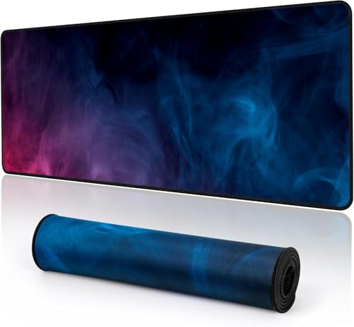 EFISH Gaming Mouse Pad 800x300mm Large Gaming Mouse Mat with Stitched Edges,XL Mouse Pad with Non-Slip Base,Extended Large Size Mouse Pads,Keyboard Pad with Water Resist Surface,Office/Gaming.Y15