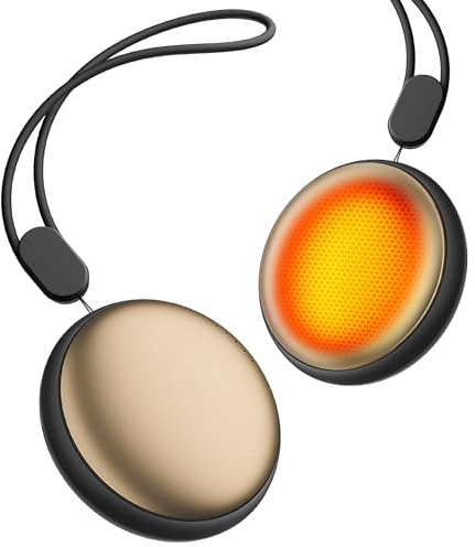 COZOME Handwärmer Elektrisch 2er Set, USB-C 55°C Skiing Camping Geschenk | 4000mAh Akku, 5 Heizstufen, wiederaufladbar, CE/FCC-geprüft. Geschenk für Männer & Frauen.
