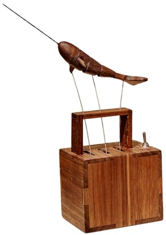 3D Holzmodell für Erwachsene, Mechanisch Wal Spieluhr 3D Holz Modell, Dynamisches Bionischer Meeresorganismus Steampunk Wal Spieldose Holz Modellbausatz Tier, Geschenk -RTR