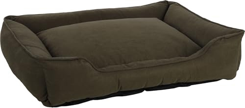 Flamingo hundebett - katzenbett - Bett Zoran grün - Komfortables hundebett mit Antirutschboden - 100x80x25cm