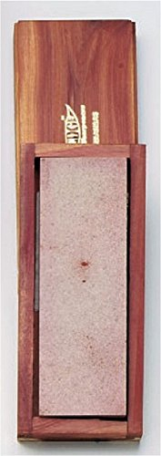 Arkansas Whetstone with Wooden Case, Unisex, Black