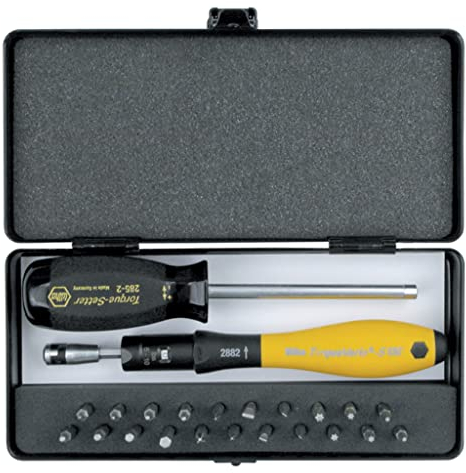 Wiha 28890 TorqueVario-S ESD Safe Micro-Bit Set by Wiha
