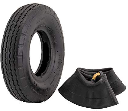 Marathon 2.80/2.50-4 Pneumatic (Air Filled) Hand Truck/Utility Cart Tire and Inner Tube