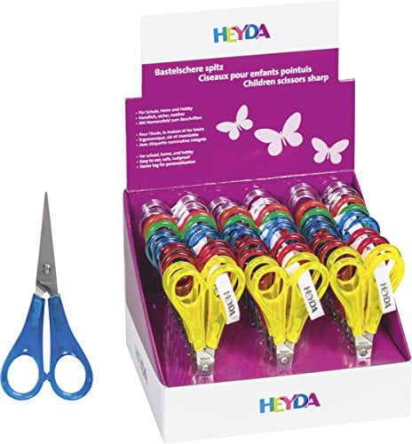 Brunnen Heyda 2048085 Universalschere / Kinderbastelschere 13 cm spitz)