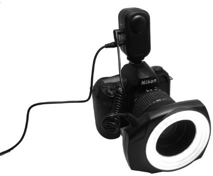 Fotga Pro 48-LED Luce Video per DV Camcorder Hot Shoe Lampada di Illuminazione
