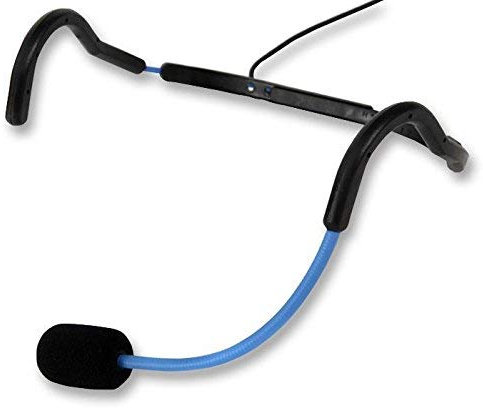 Trantec MIC/SJ66-BL - HM-66 Aerobic Headworn Microphone With Blu