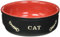 Nobby Katzen Keramikschale CAT, schwarz / rot Ø13,5 X 5 cm, 1 Stück