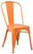 SKLUM 2er Set stapelbare Stühle LIX Orange Safran