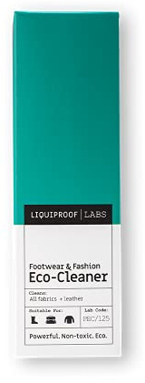 Liquiproof LABS Footwear & Fashion Eco Cleaner 125ml | Shoe Cleaner, Trainer Cleaner & Fabric Cleaner | Concentrated Eco Friendly Formula for Footwear, Clothing & Accessories | Natural Ingredients