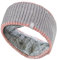 Heat Holders - Damen outdoor gestrickt strick thermo winter stirnband mit innen fleece (One Size, Geripptes Dunkelgrau)