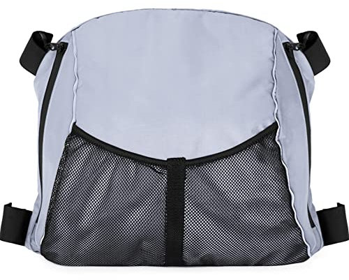 Yundxi Kayak Seat Storage Bag Oxford Water Resistant Kayaking Bag Storage Organizer Bag for Outdoors Kayak Chair Kayak Surfing Paddle Board (Grey)