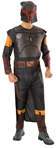 Rubies Offizielles Star Wars Book of Boba Fett – Boba Fett Kostüm, Erwachsenenkostüm