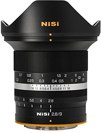 NiSi 9mm F2.8 ASPH Sonnensterne Ultra-Weitwinkel APS-C System Kamera Objektiv für Canon RF-Mount