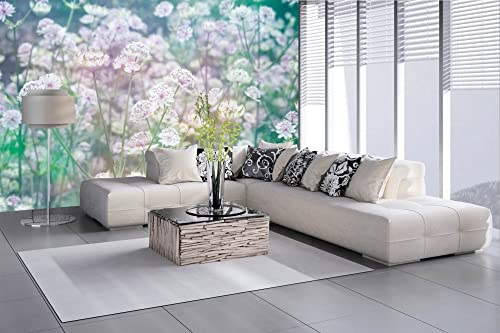 Vlies Fototapete BLUMENWIESE 375 x 250 cm (inkl. Kleister) - Vlies Tapete, Wandtapete, Wandbilder - Tapete für Wohnzimmer Schlafzimmer, Büro, Küche - Montagefertig