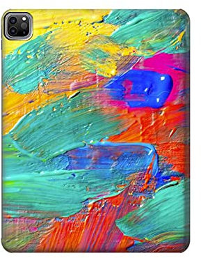 Étui pour tablette de peinture au pinceau pour iPad Pro 12.9 (2022,2021,2020,2018, 3e, 4e, 5e, 6e)