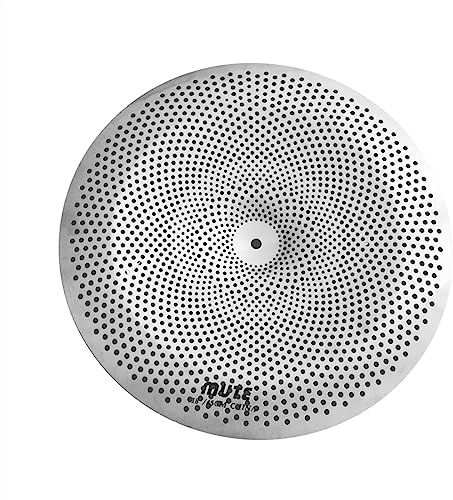 Trommelbecken Silbernes Low Volume Mute Becken 16 Zoll China Becken Für Schlagzeug