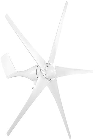 Kit Turbine Eoliche, Kit Generatore Eolico 400W Kit Generatore Eolico Generatore 5 Pale Piccolo Alimentatore per Cabina Mobile Barche, Pannelli Solari (24V)