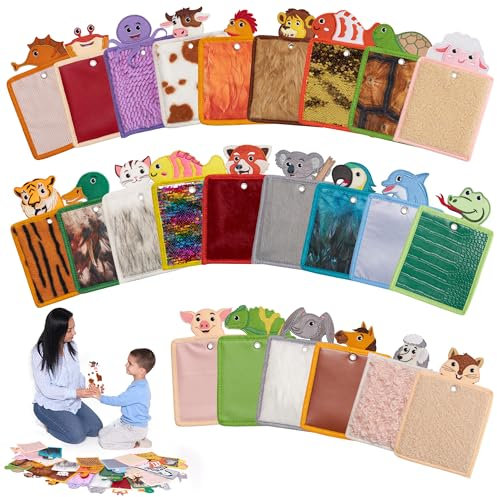 ODOXIA Alfombrillas sensoriales con Textura para niños | Baldosas sensoriales para niños | Almohadillas sensoriales para niños autistas | Ayuda sensorial para niños | Juguetes lúdicos | Sensory Mats