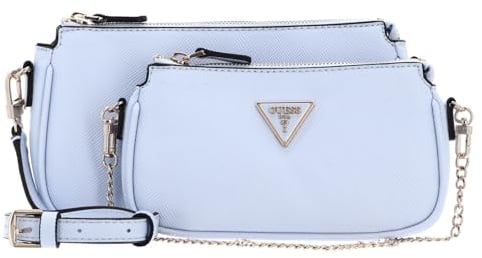 GUESS Noelle Double Pouch Crossbody Sky Blue