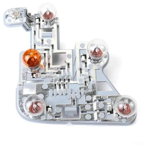 RANRAO Rechte Rückleuchte Lampenfassung mit Leuchtmittel für Mercedes W204 08–15 A2048201500 (A2048201500), C83B6O4WF5V66BD8K76YU40G