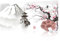 FAIRYGATE Desk Mat Gaming Black and White Flower Blossom Extended Large Waterproof Desktop Pad 3 MM Thick Long Non Slip Rubber Stitched Edges Office B6501-L