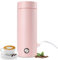 Strixorn 350ML Portable Kettle, Travel Electric Mini Kettle, Fast Boil Kettle Lightweight Small For Bedroom, Electric Kettle Hot Cup Kettle Hot Water Boiler Bottle for Making Tea Coffee Milk(Pink)