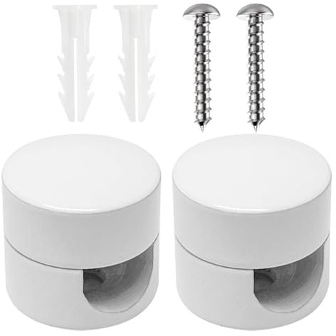 Bamyli 2 ganchos para lámparas de techo, soporte de cable descentralizadores de techo, gancho de luz de techo con tacos de pared y tornillos para colgar cables, accesorios de iluminación colgantes